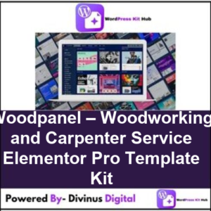 Woodpanel – Woodworking and Carpenter Service Elementor Pro Template Kit