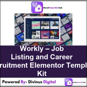 Workly – Job Listing and Career Recruitment Elementor Template Kit