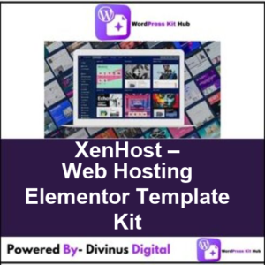 XenHost – Web Hosting Elementor Template Kit