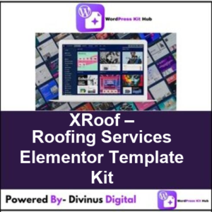 XRoof – Roofing Services Elementor Template Kit