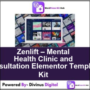 Zenlift – Mental Health Clinic and Consultation Elementor Template Kit