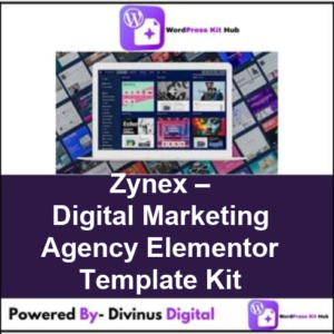 Zynex – Digital Marketing Agency Elementor Template Kit