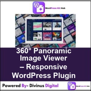 360° Panoramic Image Viewer – Responsive WordPress Plugin