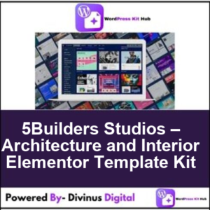 5Builders Studios – Architecture and Interior Elementor Template Kit