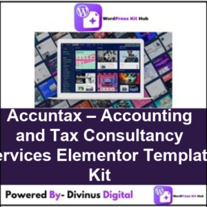 Accuntax – Accounting and Tax Consultancy Services Elementor Template Kit