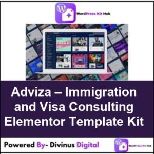 Adviza – Immigration and Visa Consulting Elementor Template Kit