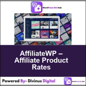 AffiliateWP – Affiliate Product Rates