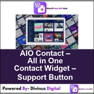 AIO Contact – All in One Contact Widget – Support Button