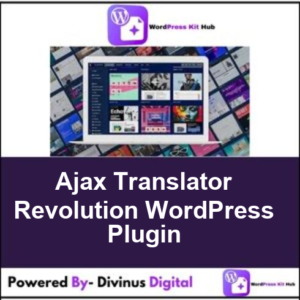 Ajax Translator Revolution WordPress Plugin