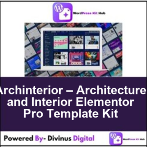 Archinterior – Architecture and Interior Elementor Pro Template Kit
