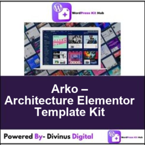 Arko – Architecture Elementor Template Kit