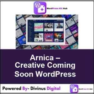 Arnica – Creative Coming Soon WordPress
