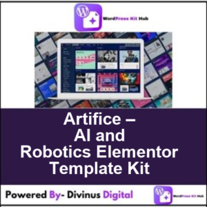 Artifice – AI and Robotics Elementor Template Kit