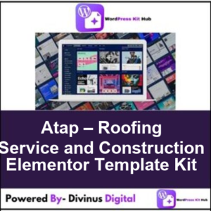 Atap – Roofing Service and Construction Elementor Template Kit