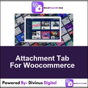 Attachment Tab For Woocommerce