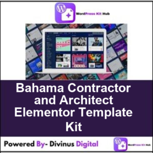 Bahama Contractor and Architect Elementor Template Kit