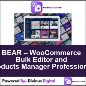 BEAR – WooCommerce Bulk Editor and Products Manager Professional