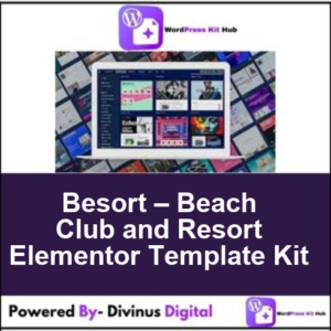 Besort – Beach Club and Resort Elementor Template Kit