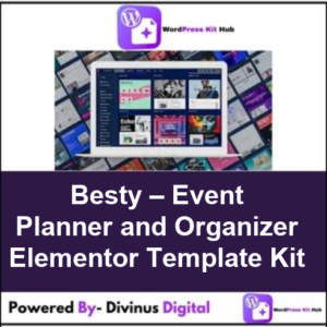 Besty – Event Planner and Organizer Elementor Template Kit