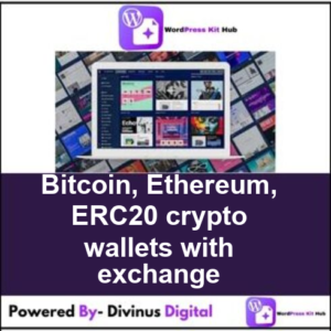 Bitcoin, Ethereum, ERC20 crypto wallets with exchange