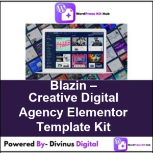 Blazin – Creative Digital Agency Elementor Template Kit