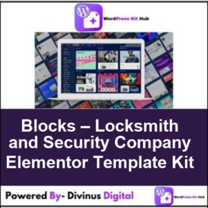 Blocks – Locksmith and Security Company Elementor Template Kit