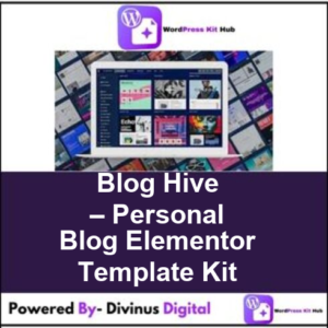 Blog Hive – Personal Blog Elementor Template Kit