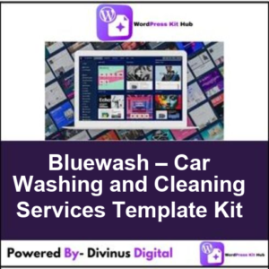 Bluewash – Car Washing and Cleaning Services Template Kit