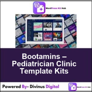 Bootamins – Pediatrician Clinic Template Kits