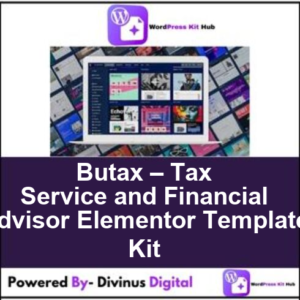 Butax – Tax Service and Financial Advisor Elementor Template Kit