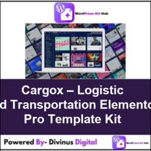 Cargox – Logistic and Transportation Elementor Pro Template Kit