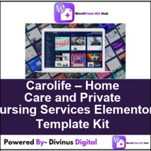 Carolife – Home Care and Private Nursing Services Elementor Template Kit