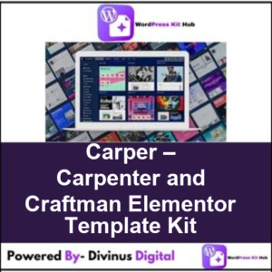 Carper – Carpenter and Craftman Elementor Template Kit