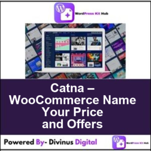 Catna – WooCommerce Name Your Price and Offers