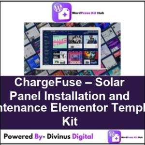 ChargeFuse – Solar Panel Installation and Maintenance Elementor Template Kit