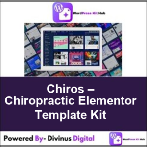 Chiros – Chiropractic Elementor Template Kit