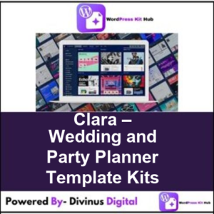 Clara – Wedding and Party Planner Template Kits