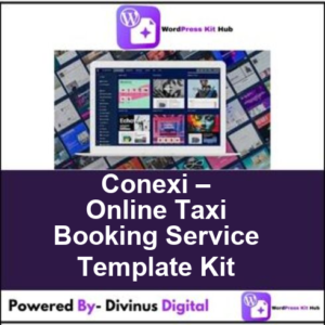 Conexi – Online Taxi Booking Service Template Kit