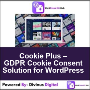 Cookie Plus – GDPR Cookie Consent Solution for WordPress