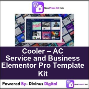 Cooler – AC Service and Business Elementor Pro Template Kit