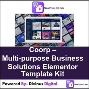 Coorp – Multi-purpose Business Solutions Elementor Template Kit