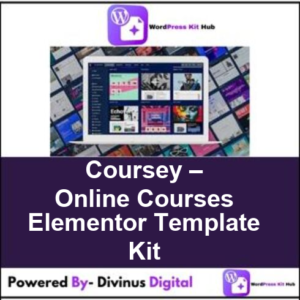 Coursey – Online Courses Elementor Template Kit