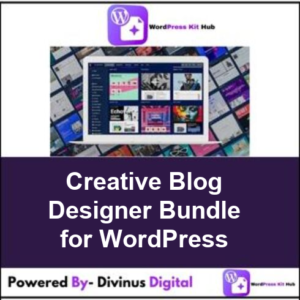 Creative Blog Designer Bundle for WordPress