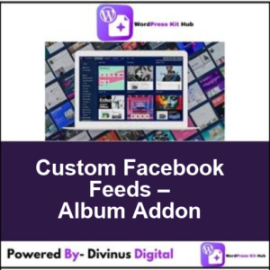 Custom Facebook Feeds – Album Addon