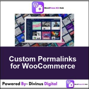 Custom Permalinks for WooCommerce