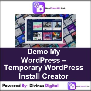 Demo My WordPress – Temporary WordPress Install Creator