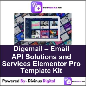 Digemail – Email API Solutions and Services Elementor Pro Template Kit