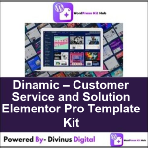 Dinamic – Customer Service and Solution Elementor Pro Template Kit