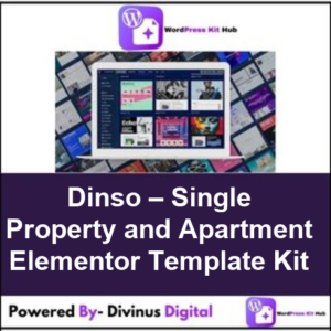 Dinso – Single Property and Apartment Elementor Template Kit