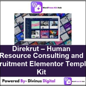 Direkrut – Human Resource Consulting and Recruitment Elementor Template Kit